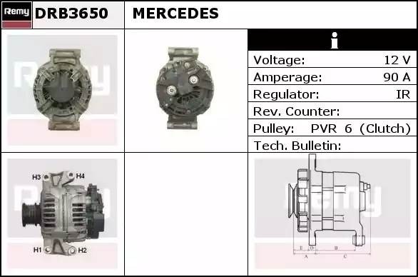 Генератор DRB3650 DELCO REMY