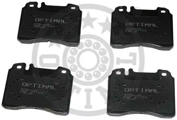 Комплект тормозных колодок, диско 9753 OPTIMAL