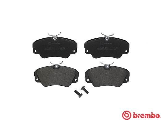 Комплект тормозных колодок, диско P59016 BREMBO