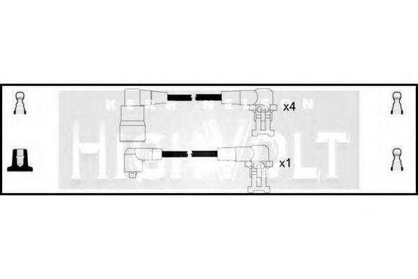 Ккомплект проводов зажигания OEF055 STANDARD