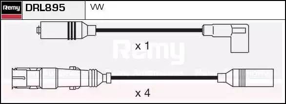 Ккомплект проводов зажигания DRL895 DELCO REMY