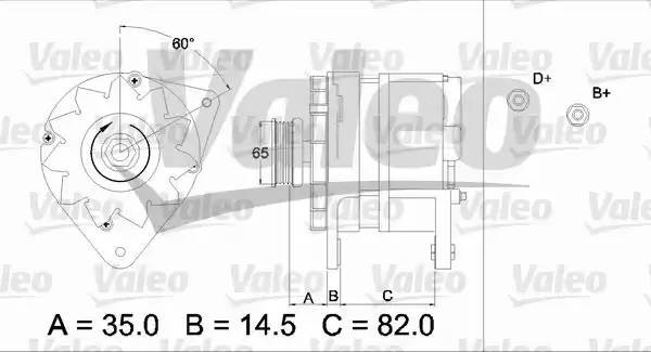Генератор 436689 VALEO PHC