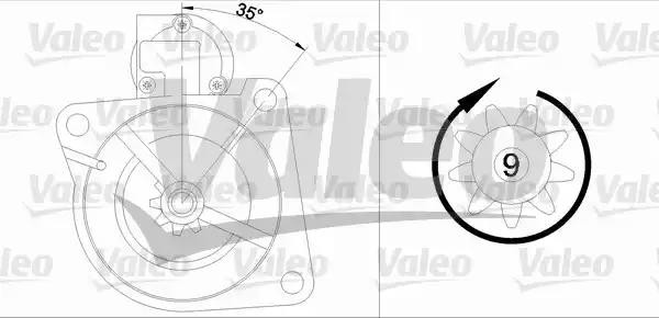 Стартер 455508 VALEO PHC