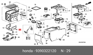 Деталь 9390322120 HONDA