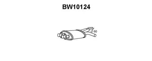 Средний глушитель выхлопных газов BW10124 VENEPORTE