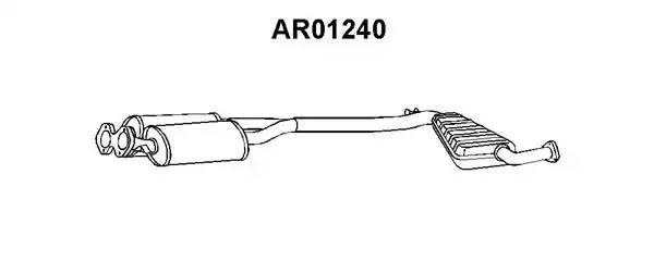 Предглушитель выхлопных газов AR01240 VENEPORTE