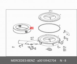 Воздушный фильтр A0010942704 SMART