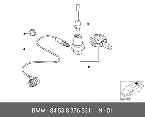 Наконечник антенны 84 53 8 376 331 BMW
