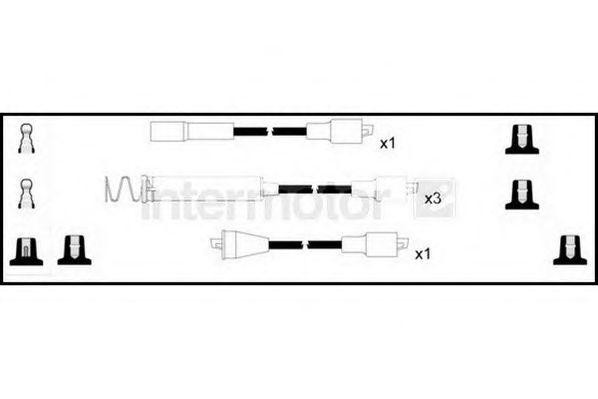 Ккомплект проводов зажигания 73791 STANDARD