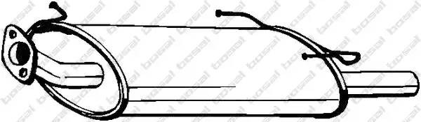 Глушитель выхлопных газов конечный 145703 BOSAL