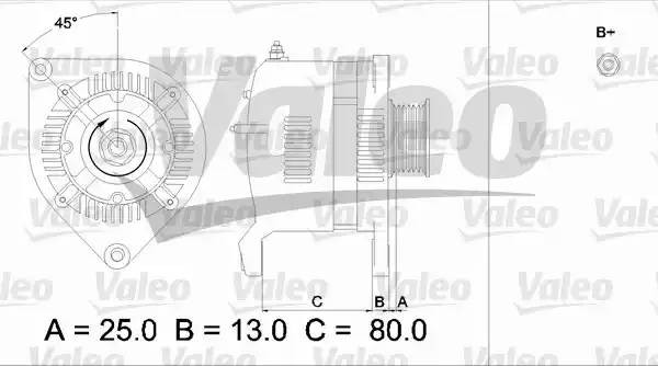 Генератор 436527 VALEO PHC