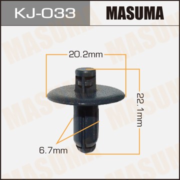 Клипса крепежная KJ033 MASUMA