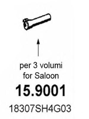 Выпускной трубопровод 159001 ASSO