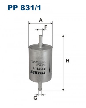 Фильтр топливный PP8311 FILTRON