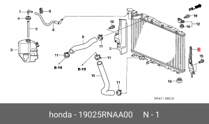 Деталь 19025RNAA00 HONDA