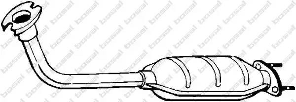 Предглушитель выхлопных газов 115817 BOSAL
