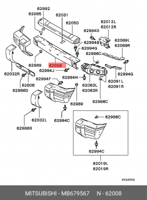 Буфер MB679567 MITSUBISHI
