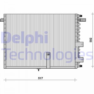 Конденсатор, кондиционер TSP0225068 DELPHI