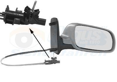 Наружное зеркало 5879814 VAN WEZEL