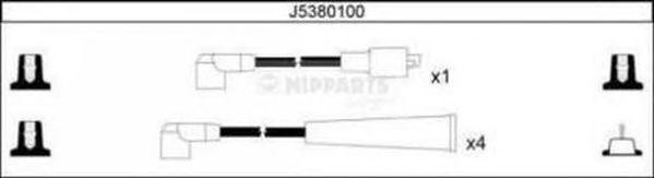 Ккомплект проводов зажигания J5380100 H B JAKOPARTS NIPPARTS