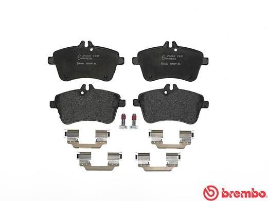 Комплект тормозных колодок, диско P50057 BREMBO
