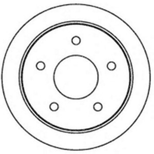 Тормозной диск 562264B BENDIX JURID