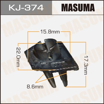 Клипса крепежная KJ374 MASUMA