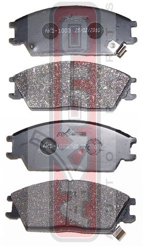 Колодки тормозные дисковые AKD-1271 AKYOTO