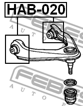 Сайлентблок HAB-020 FEBEST