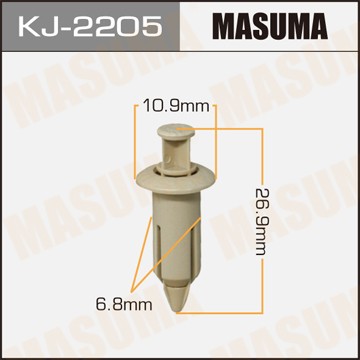 Клипса крепежная KJ2205 MASUMA