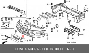 Буфер 71101S10000 HONDA