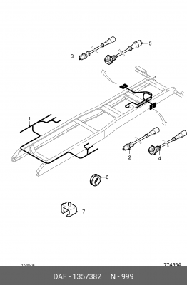 Контакт разъёма 1357382 DAF