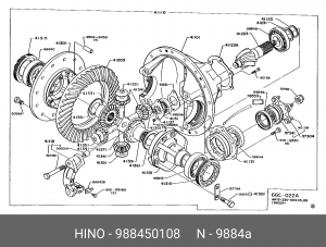 Деталь 988450108 HINO