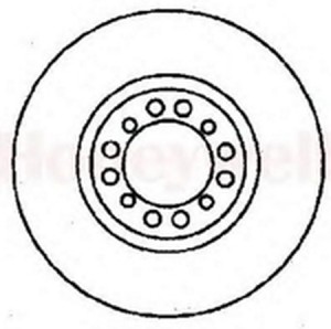Тормозной диск 561157B BENDIX JURID