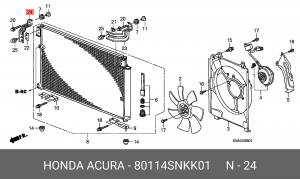 Деталь 80114SNKK01 HONDA