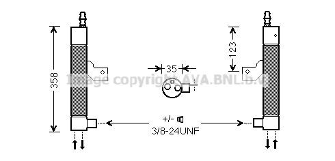 Радиатор, охлаждение двигател VW2231 AVA
