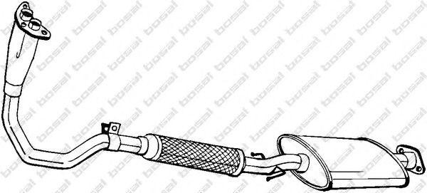 Предглушитель выхлопных газов 279883 BOSAL