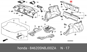 Деталь 84620SNBJ00ZA HONDA