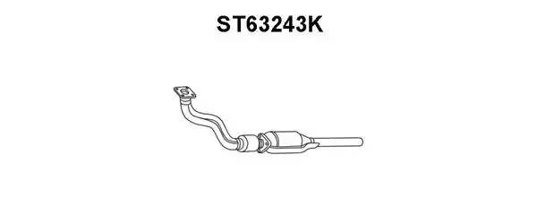 Глушитель выхлопных газов конечный ST63243K VENEPORTE