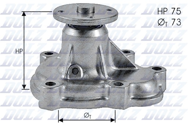 Водяной насос O143 DOLZ