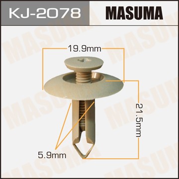 Клипса крепежная KJ2078 MASUMA