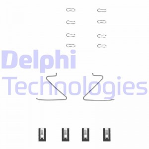 Комплектующие, колодки дискового тормоза LX0276 DELPHI