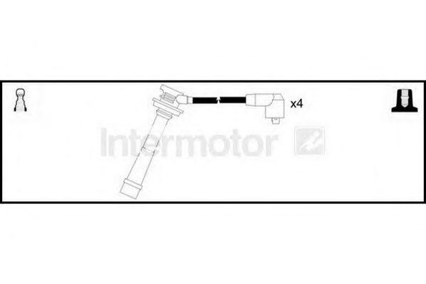 Ккомплект проводов зажигания 73608 STANDARD