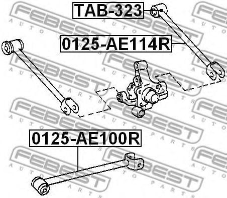 Рычаг подвески TAB-323 FEBEST
