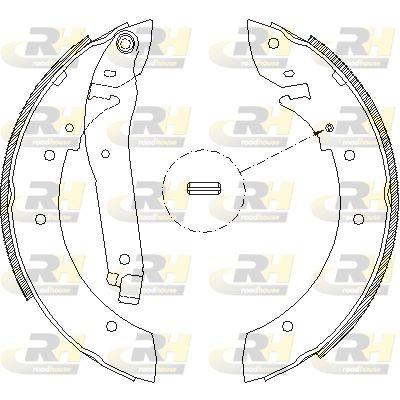 Комплект тормозных колодок 4103.00 ROADHOUSE