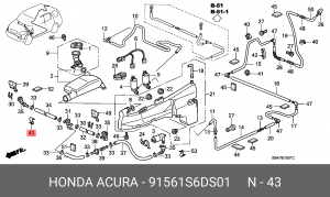 Деталь 91561S6DS01 HONDA