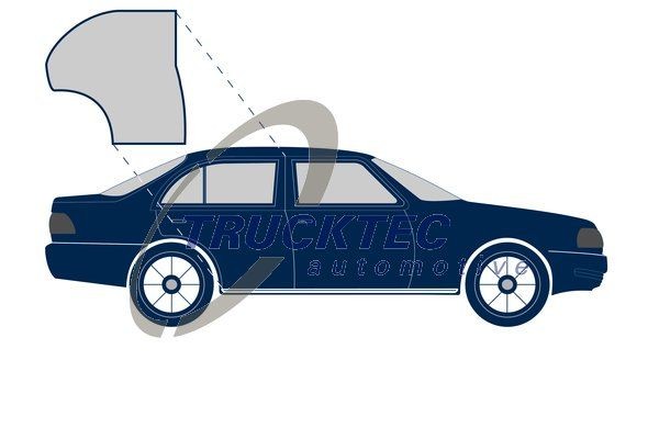 Уплотнение двери 02.53.030 TRUCKTEC