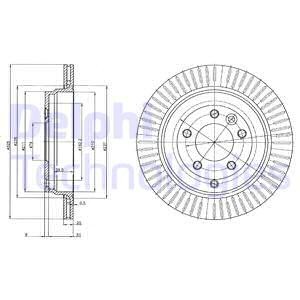 Тормозной диск BG4020 DELPHI