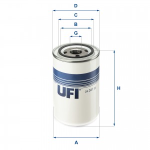Топливный фильтр 24.341.00 UFI