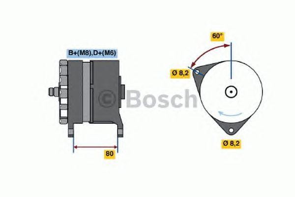 Генератор 0120468013 BOSCH